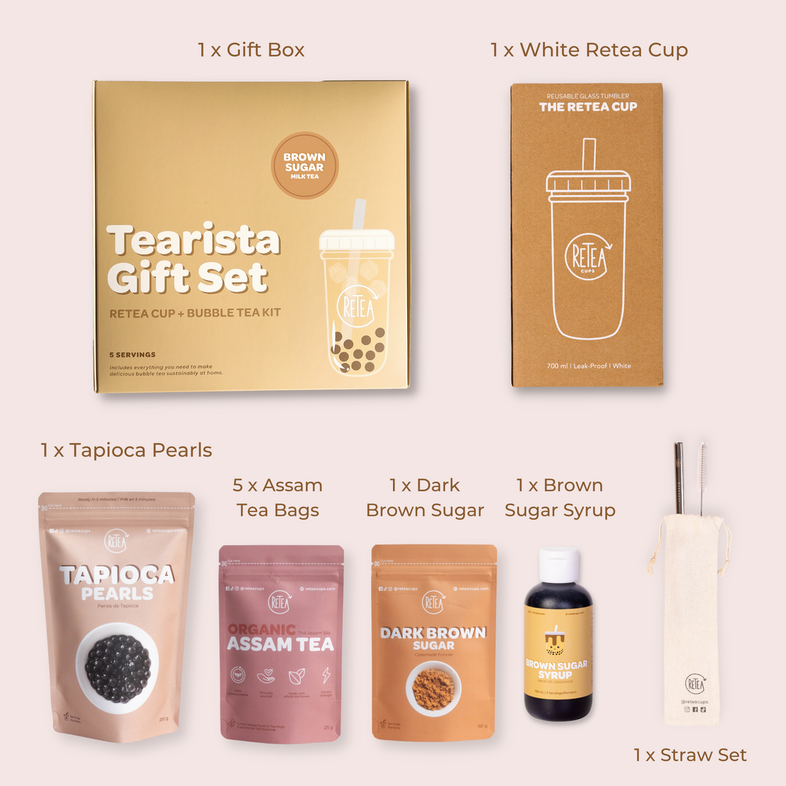 Brown Sugar Milk Tearista Gift Set