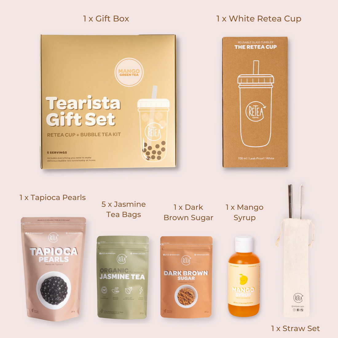 Mango Green Tearista Gift Set