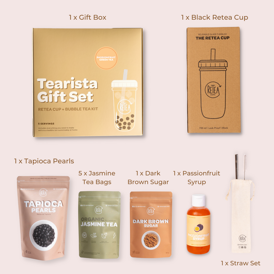 Passionfruit Green Tearista Gift Set