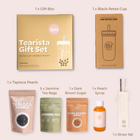 Peach Green Tearista Gift Set