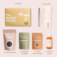 Peach Green Tea Boba Kit