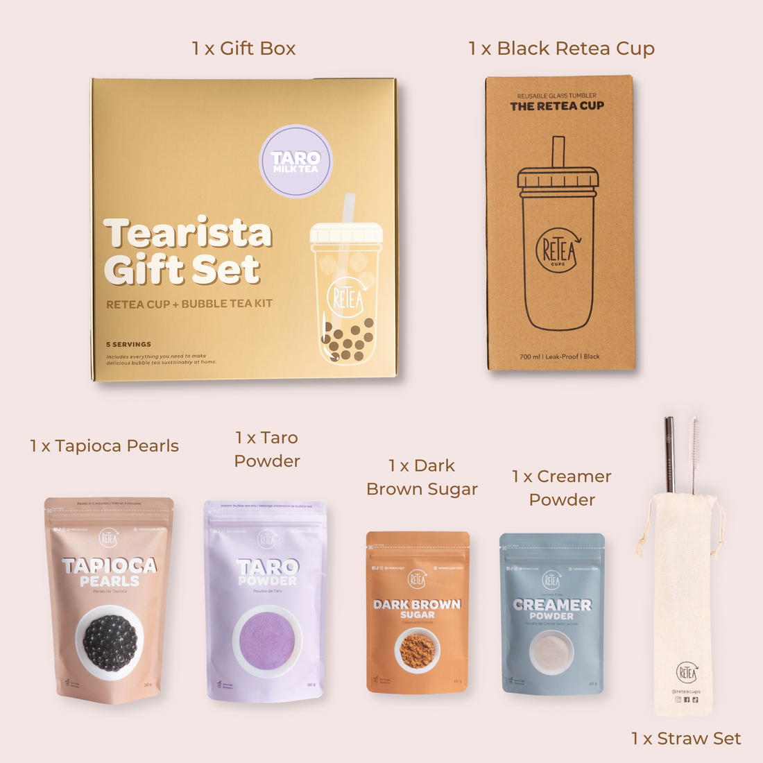 Taro Milk Tearista Gift Set